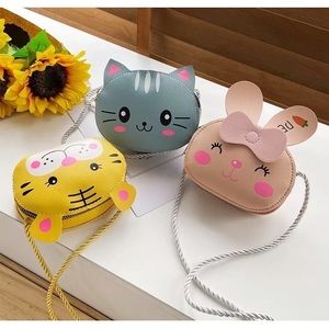 Girls crossbody bag cartoon cute small purse shoulder bag cartoon animals